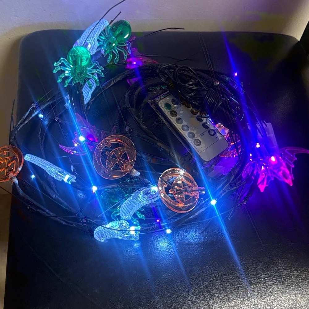 Multicolor halloween LED String Lights with Remote - Picture 5 of 8